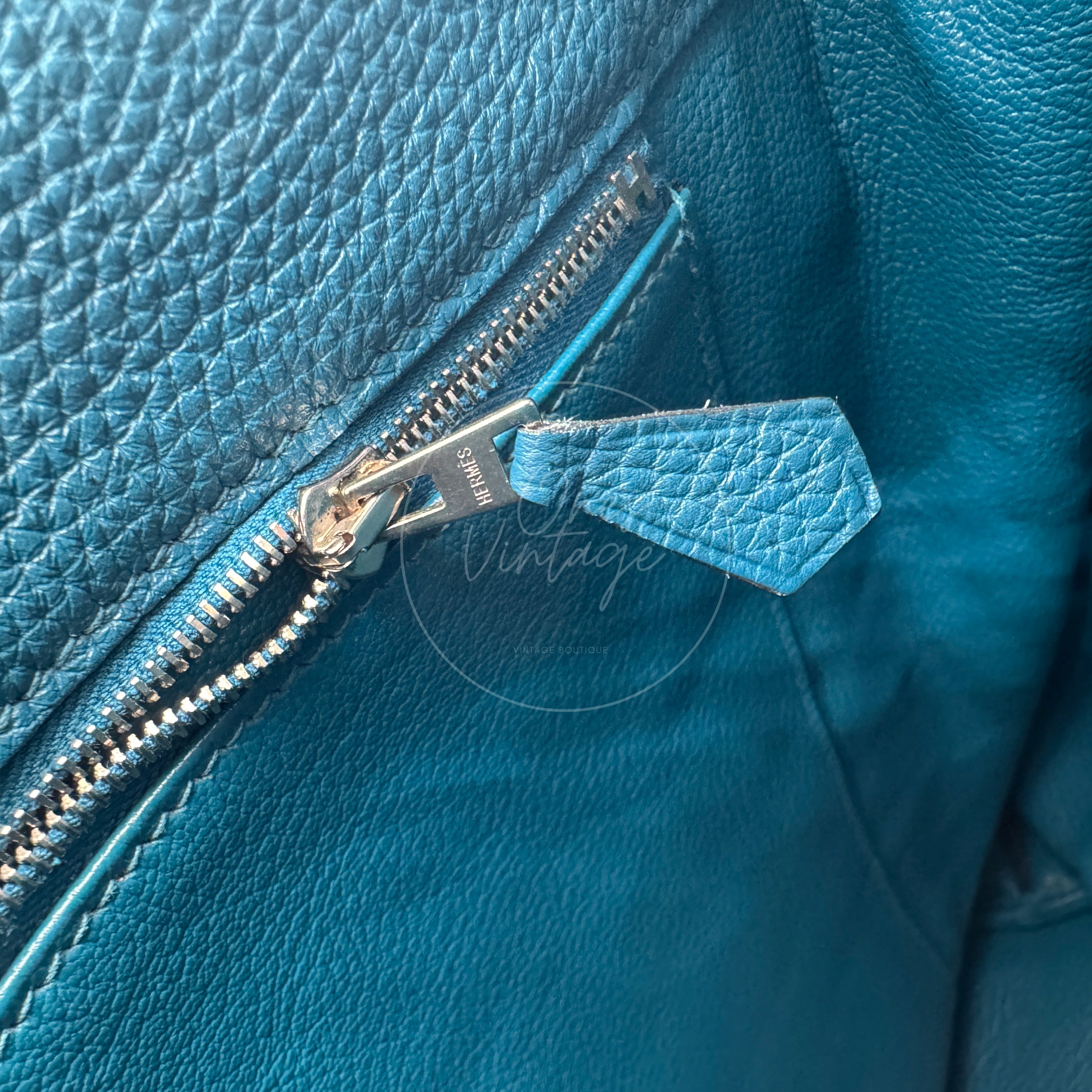 Hermes So Kelly 26 Shoulder Bag PHW Turquoise Square O