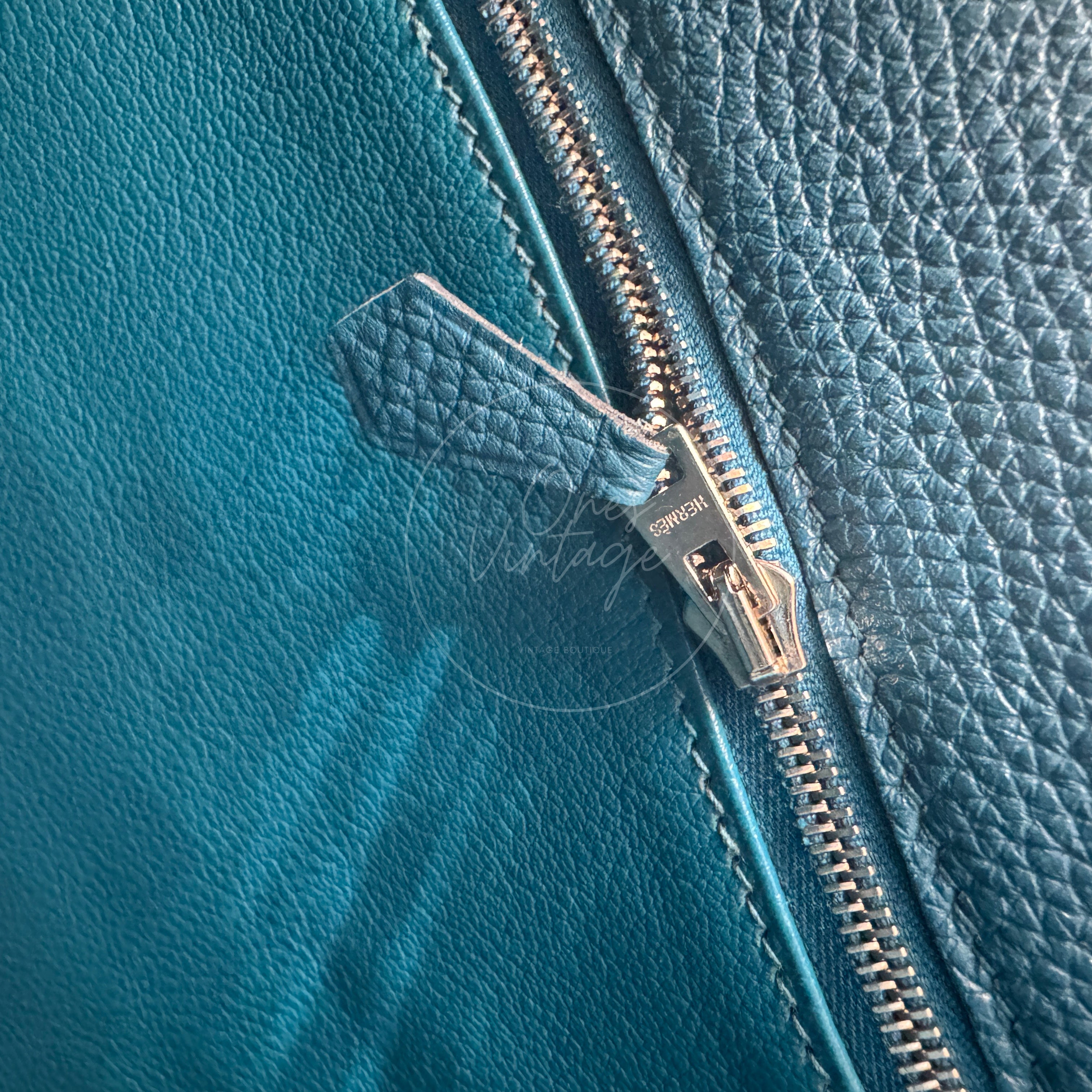 Hermes So Kelly 26 Shoulder Bag PHW Turquoise Square O