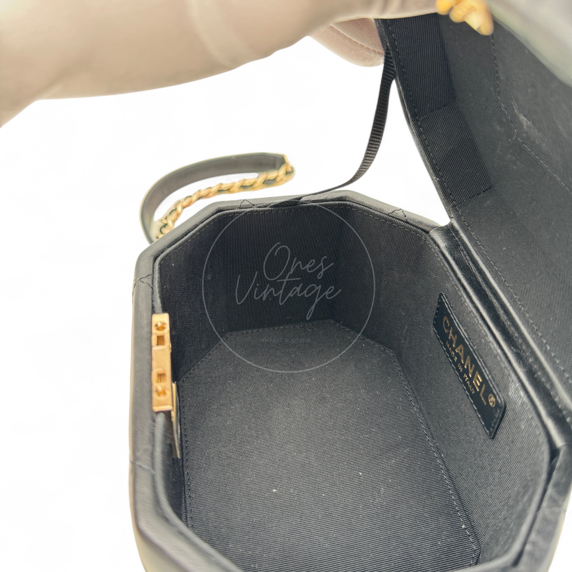 Chanel 2020s CC Vanity Handbag GHW Black