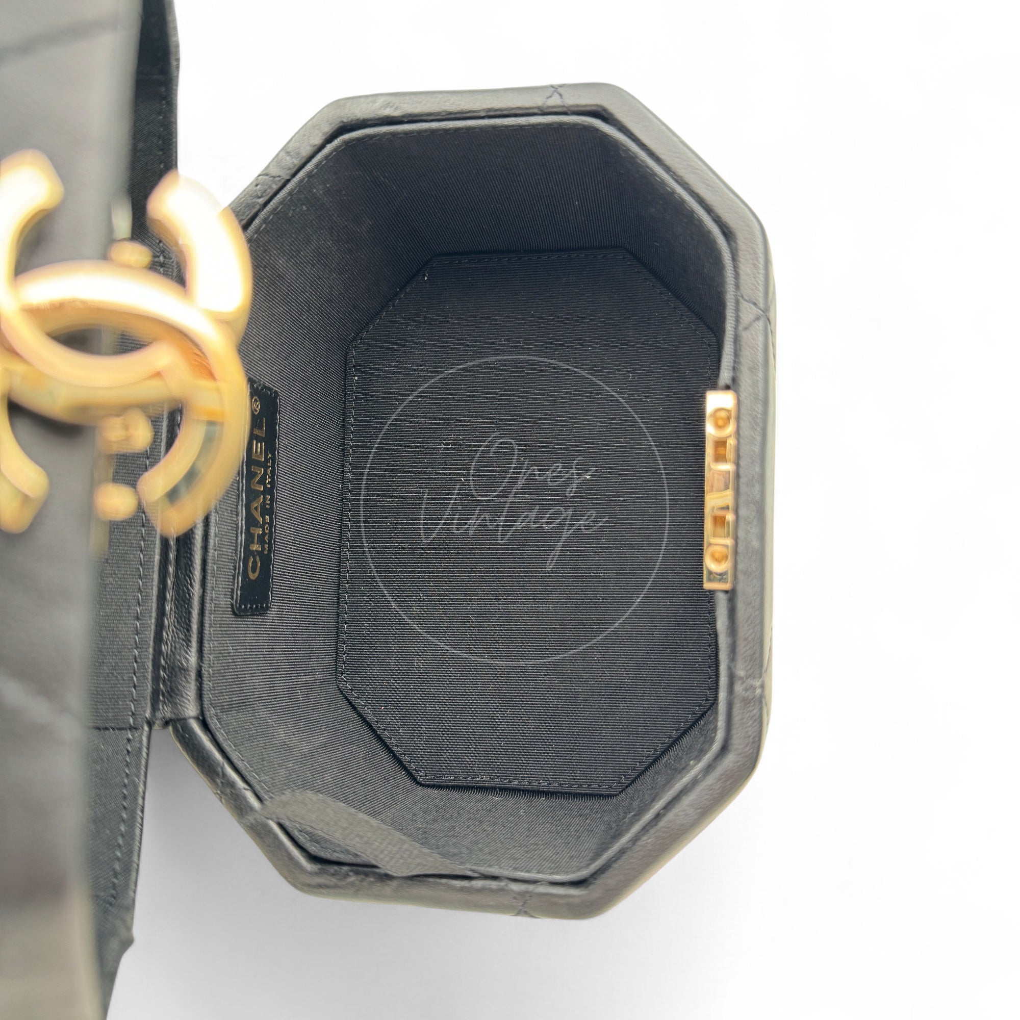Chanel 2020s CC Vanity Handbag GHW Black
