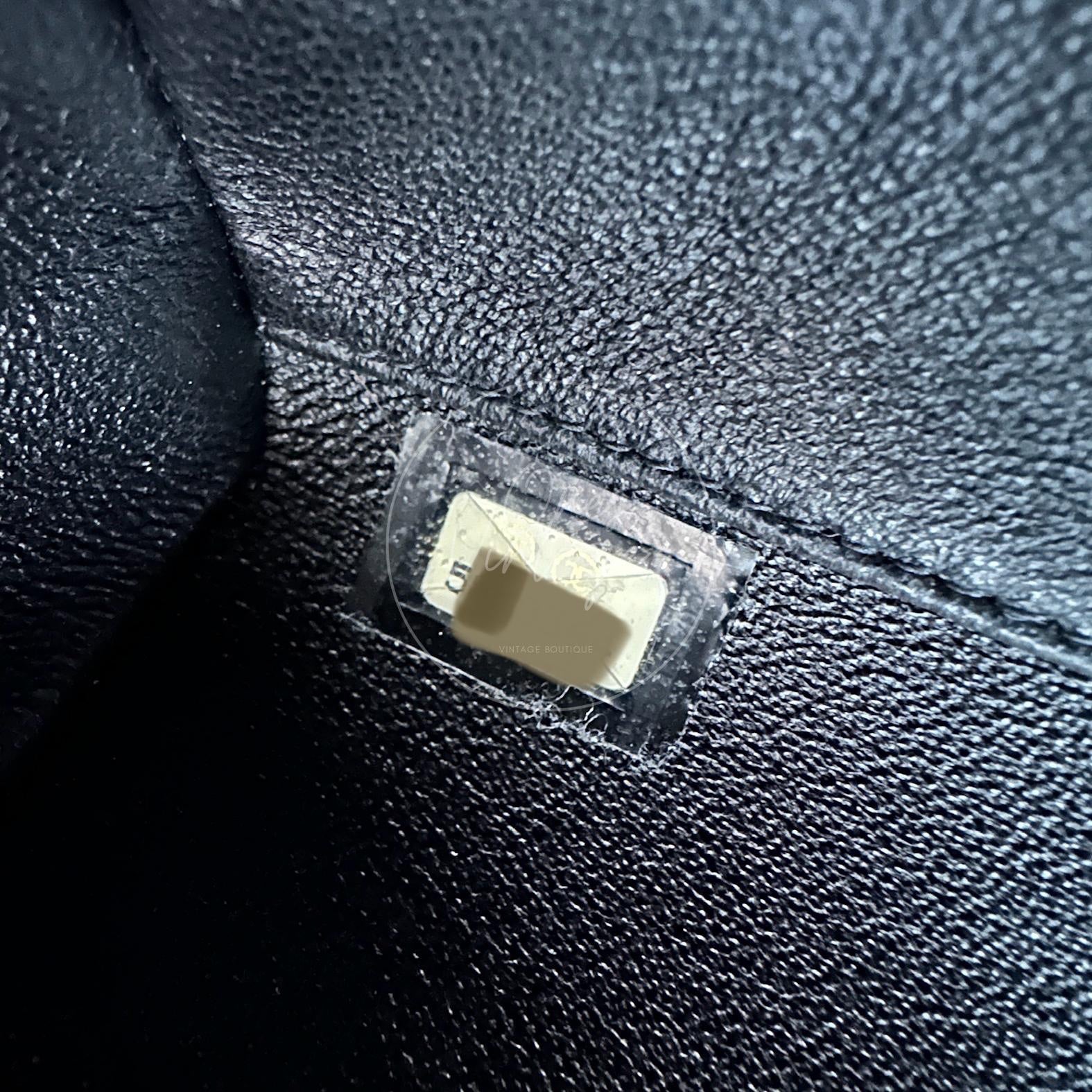 Chanel So Black Caviar Shoulder Bag GHW Black Series 5