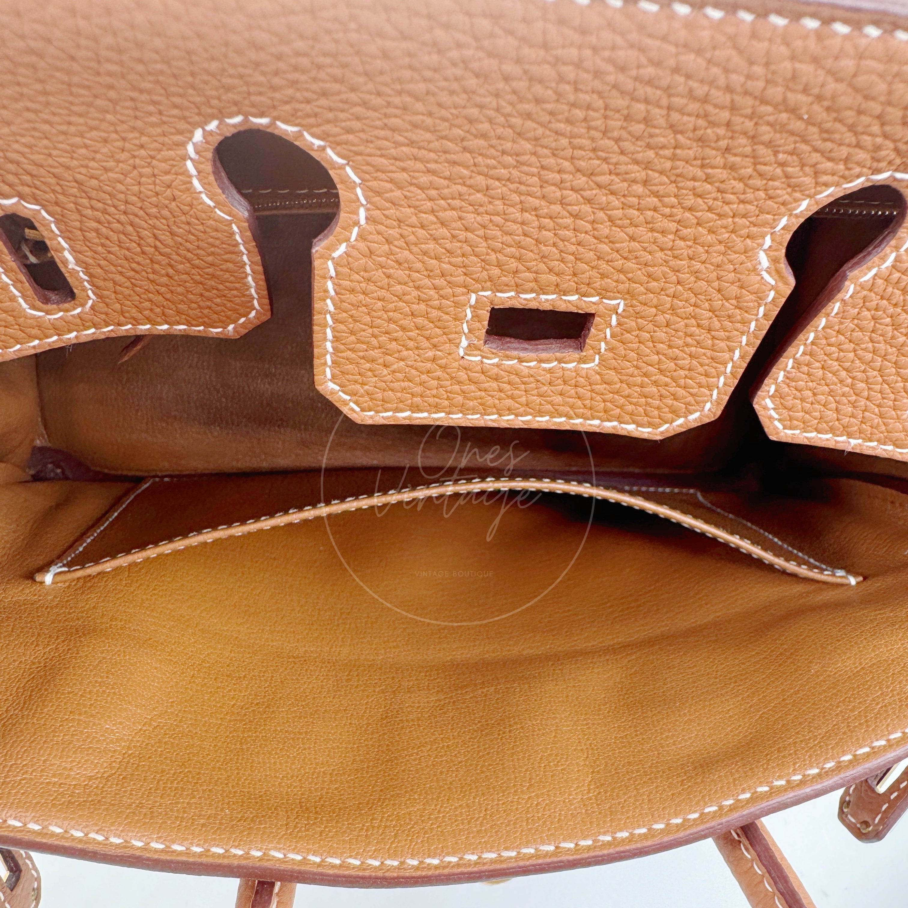 Hermes Birkin 25 Togo GHW Gold Stamp Z