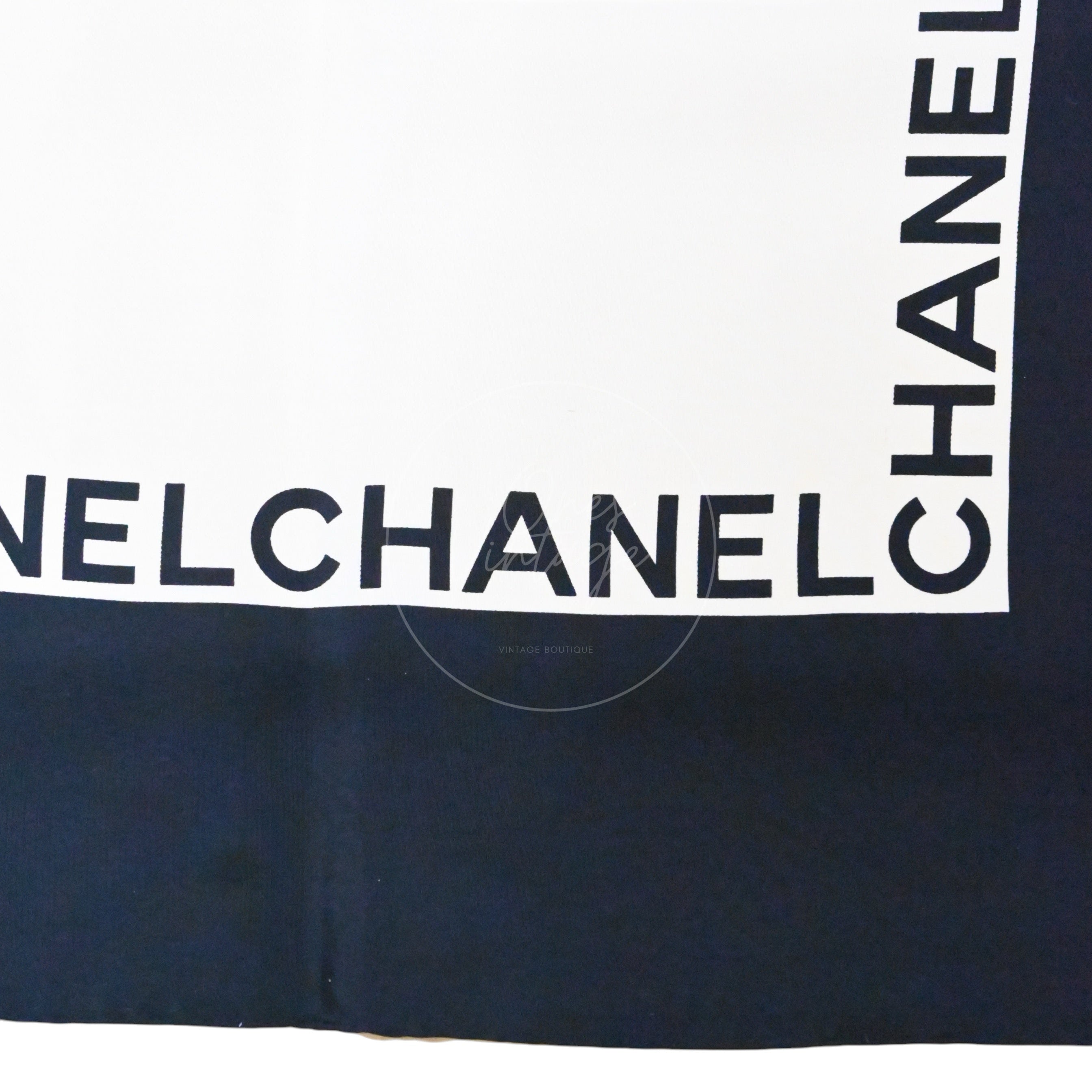 Chanel Black and Pink Twilly