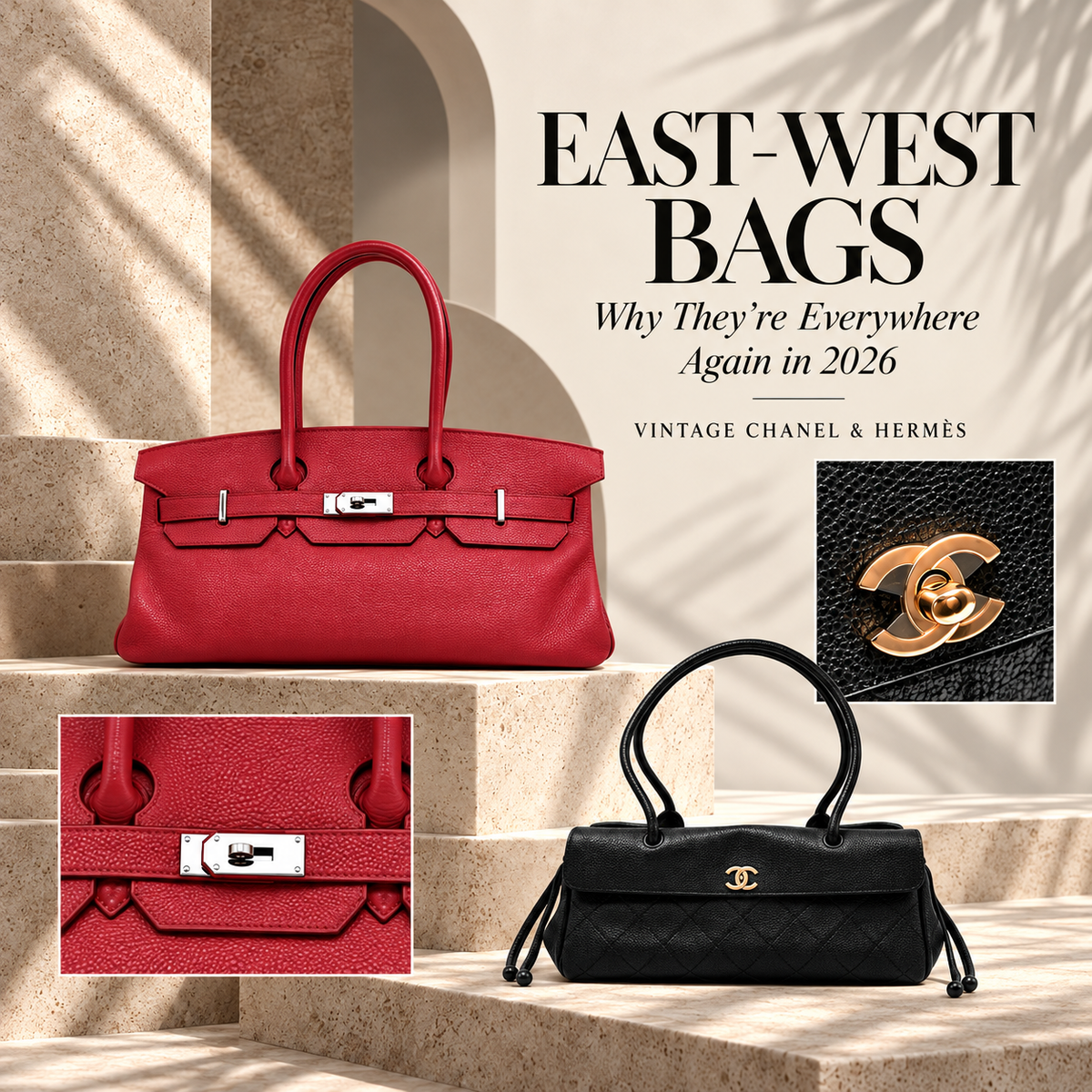 Why East-West Bags Are Everywhere Again in 2026