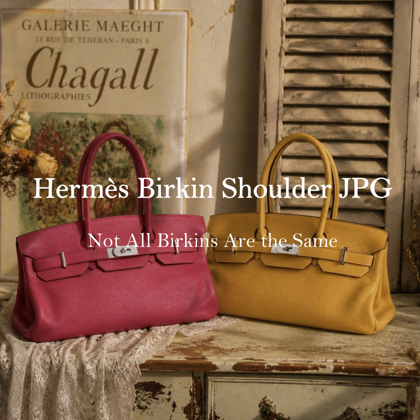 Not All Birkins Are the Same ~ Hermès Birkin Shoulder JPG | Ones Vintage