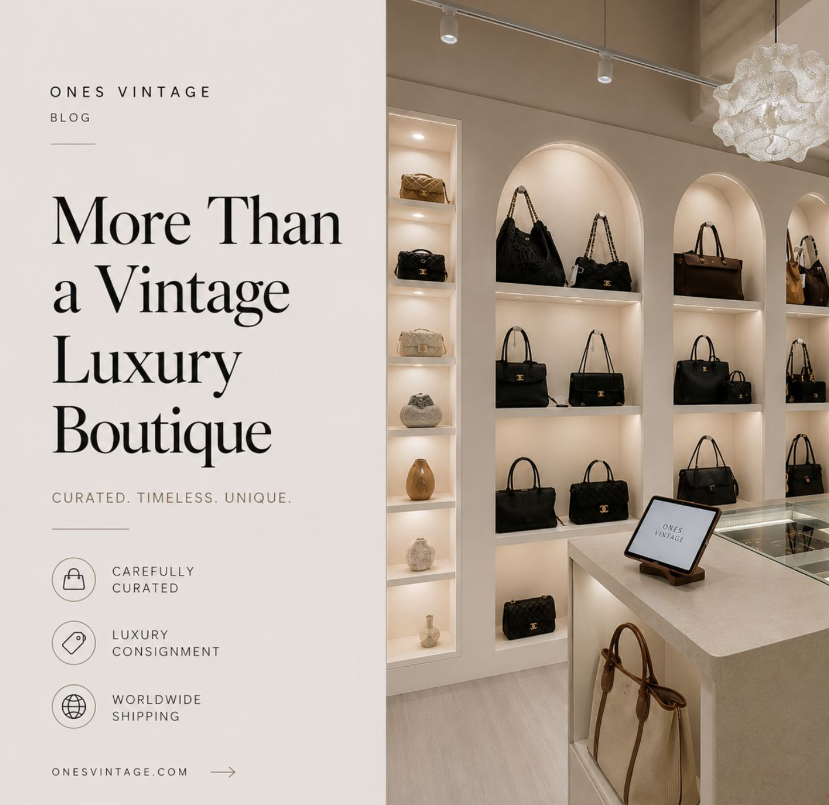 Ones Vintage：不只是 Vintage 精品店，更是經典設計的收藏家