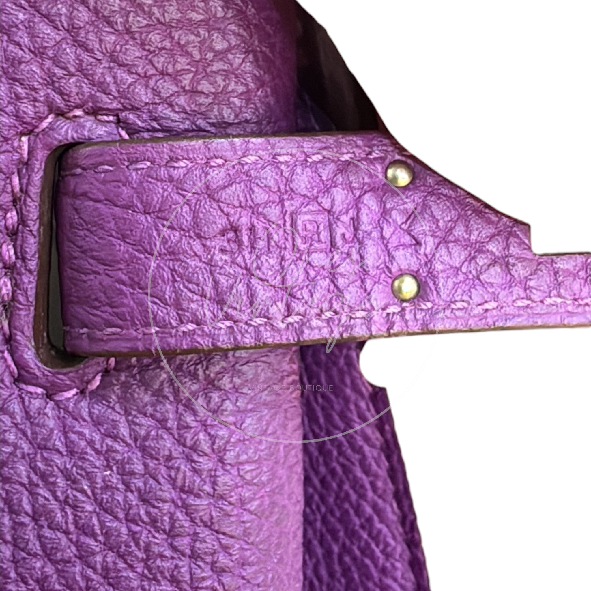 [Pre-owned] Hermes So Kelly 22 Purple