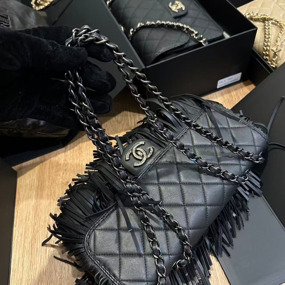 Chanel vintage Dallas flap bag deposit link