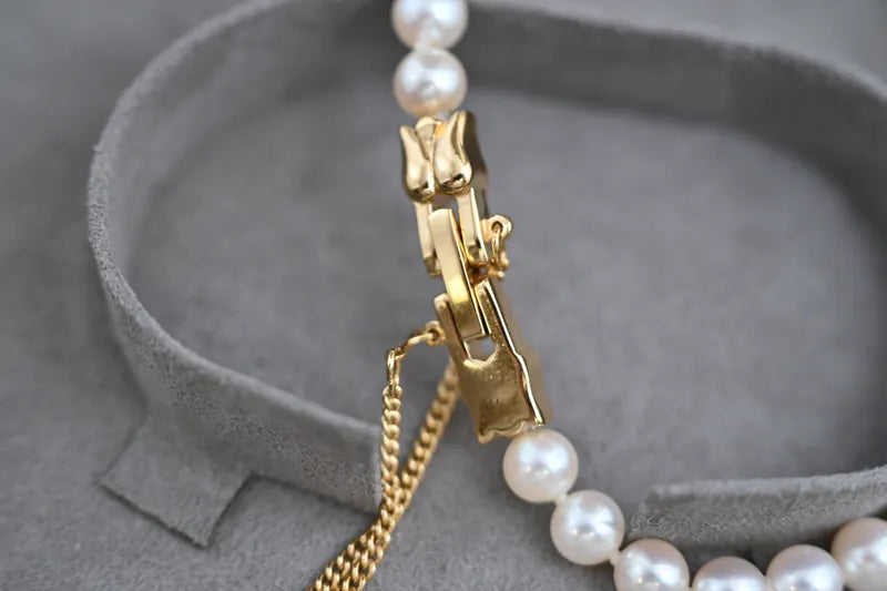 [Pre-owned] Mikimoto Pearl Bracelet Watch