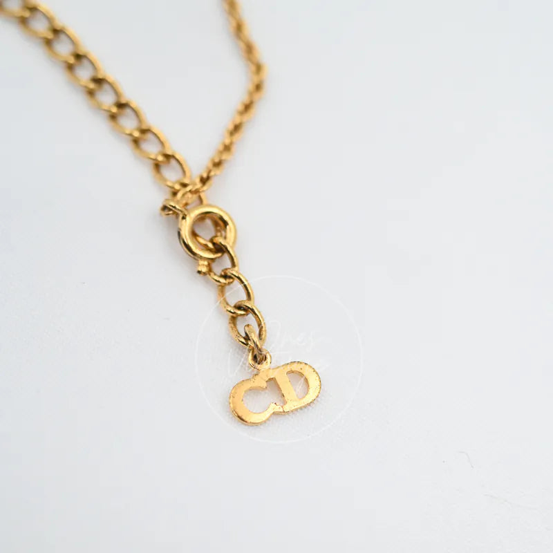 [Pre-owned] Christian Dior Vintage Ribbon Necklace