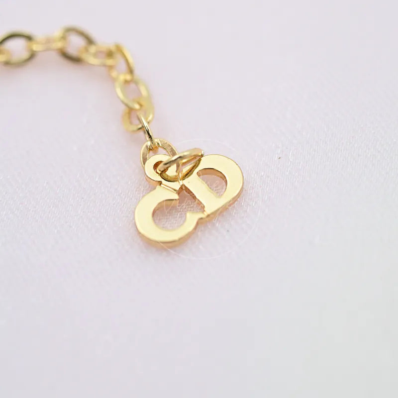 [Pre-owned] Christian Dior CD Rhinestone Necklace