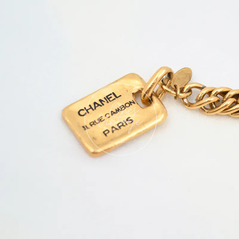 [Pre-owned] Chanel Gold Coin Cambon Belt