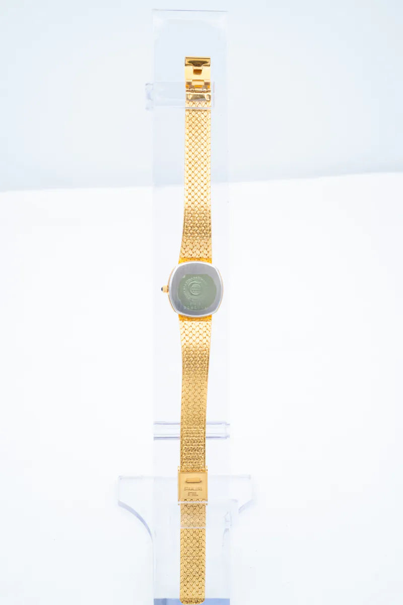 [Pre-owned] CYMA Vintage Yellow Gold Plated Square Dial Quartz Watch
