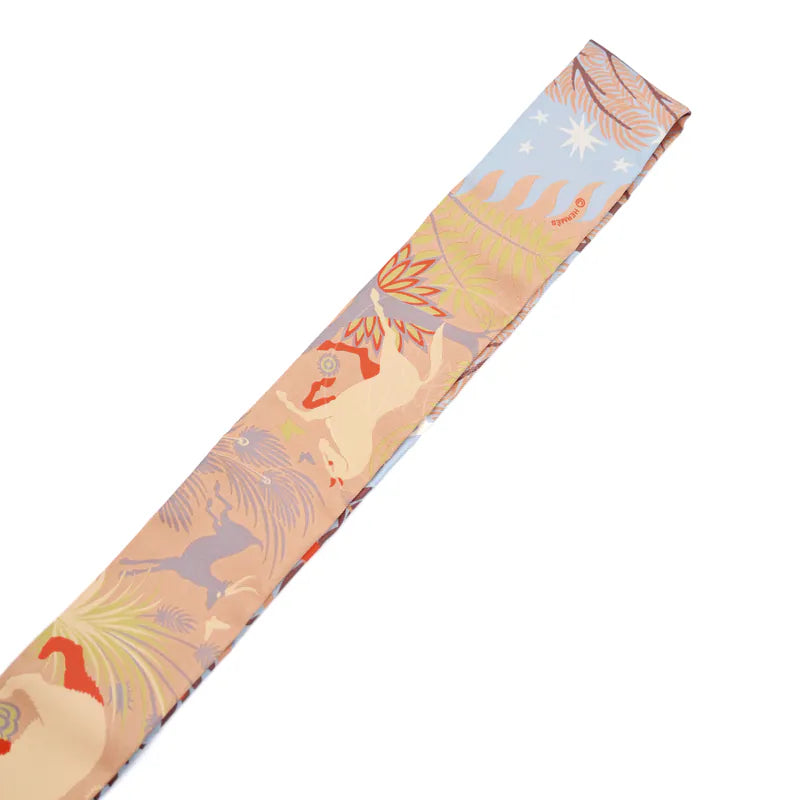[Brand New]Hermes Sous le Charme d'Orphee Ciel Beige Rose Vermillon Twilly