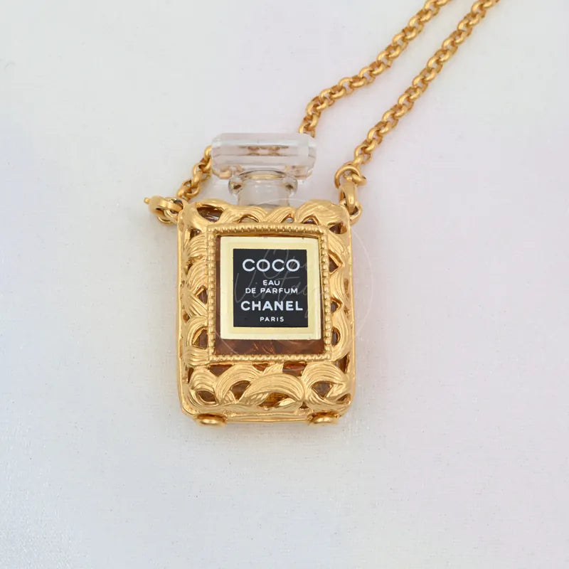 [Pre-owned] Chanel Perfume Bottle Necklace