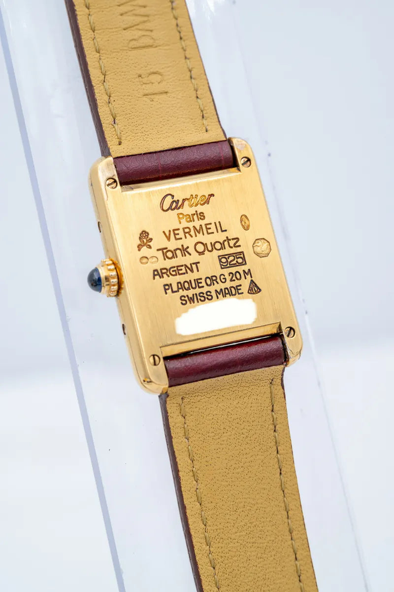 [Pre-owned] Cartier Must de Vermeil Tank