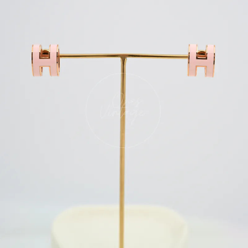 [Brand New] Hermes Pop H Earrings