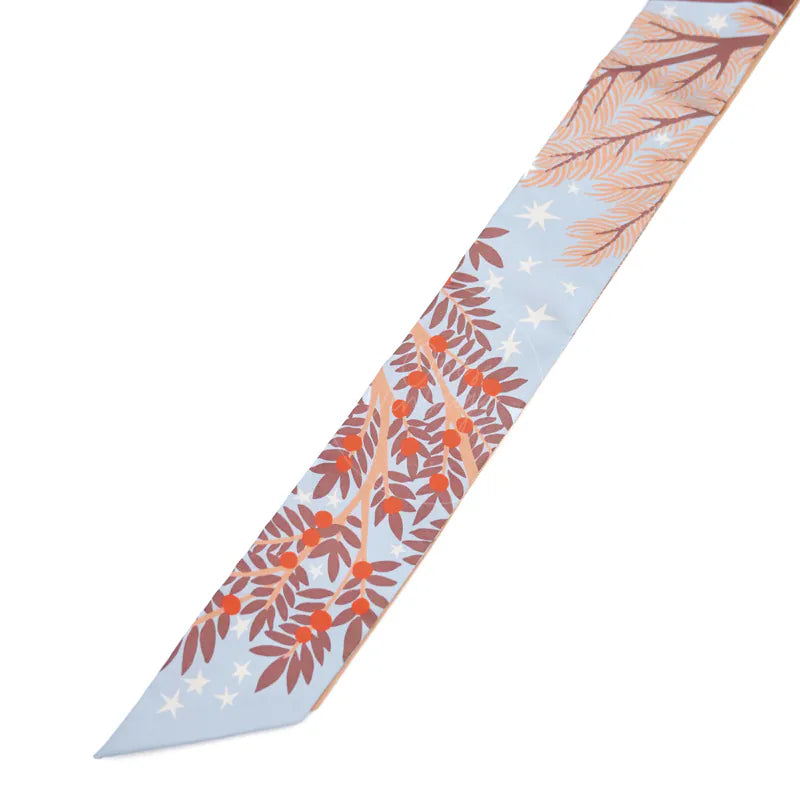 [Brand New]Hermes Sous le Charme d'Orphee Ciel Beige Rose Vermillon Twilly