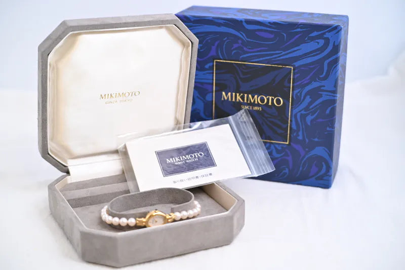 [Pre-owned] Mikimoto Pearl Bracelet Watch