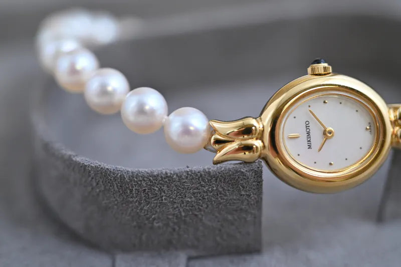 [Pre-owned] Mikimoto Pearl Bracelet Watch