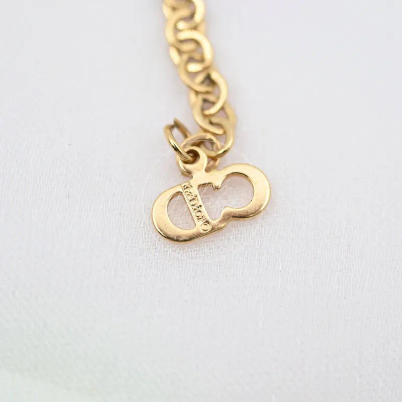 [Pre-owned] Christian Dior CD Pendant Necklace