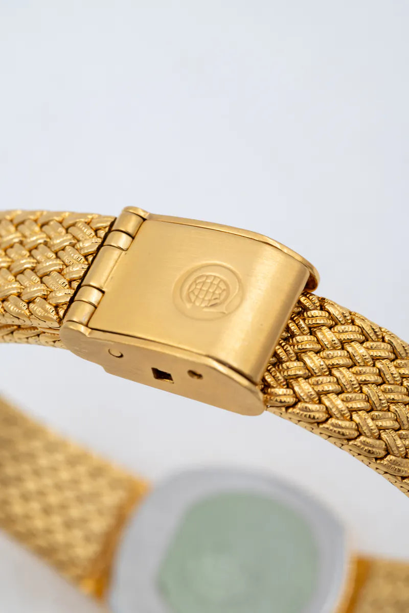 [Pre-owned] CYMA Vintage Yellow Gold Plated Square Dial Quartz Watch