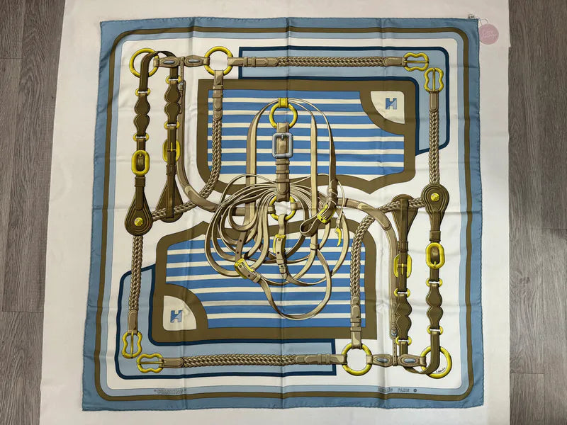 [Pre-owned] Hermes 馬具絲巾