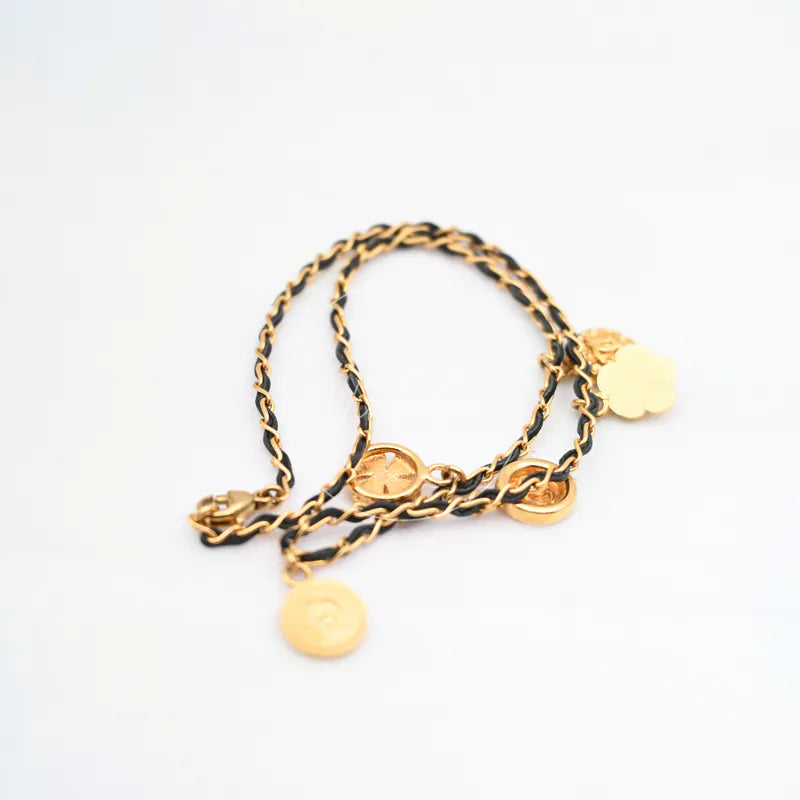 [Pre-owned] Chanel Vintage Medallions Gold Necklace