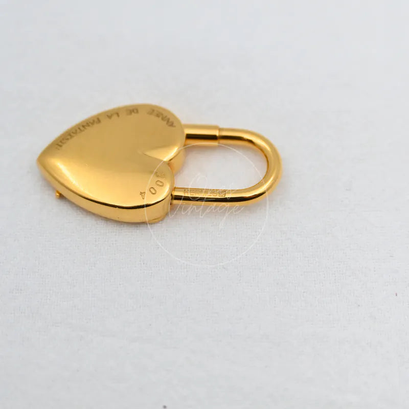 [Pre-owned] Hermes Année De La Fantaisie Cadena Gold Lock