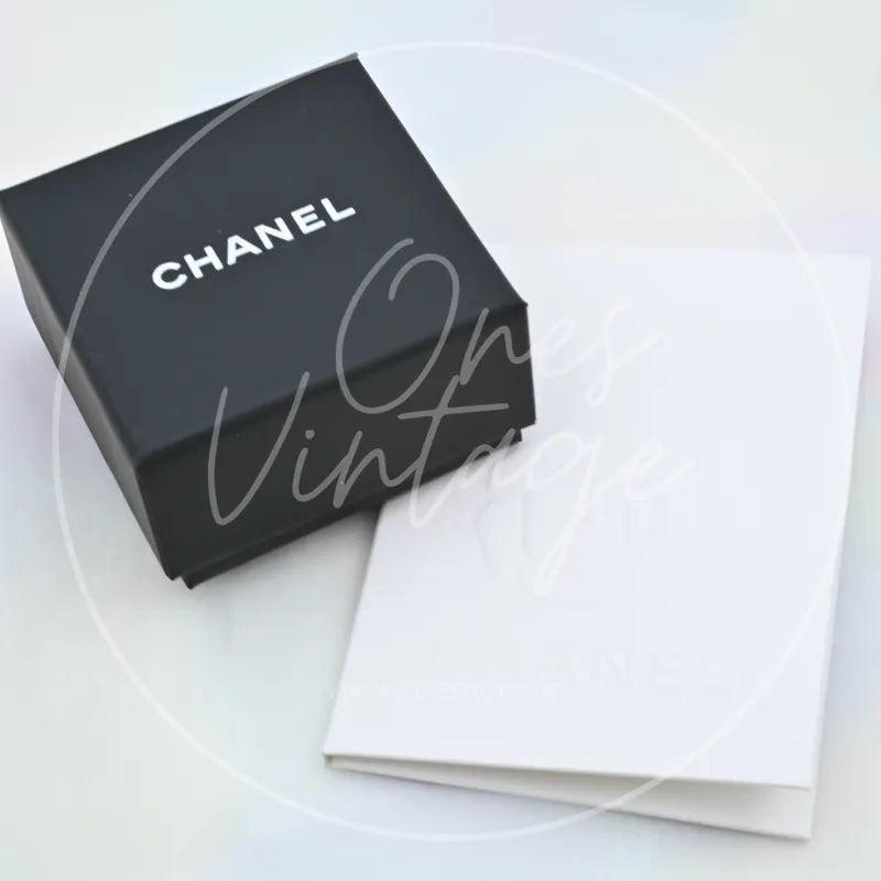 [Brand New] Chanel Chain Bow Stud Earrings