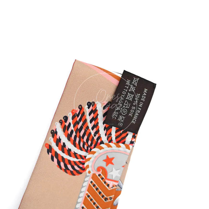 [Brand New]Hermes Orange Epaulettes de Gala Twilly