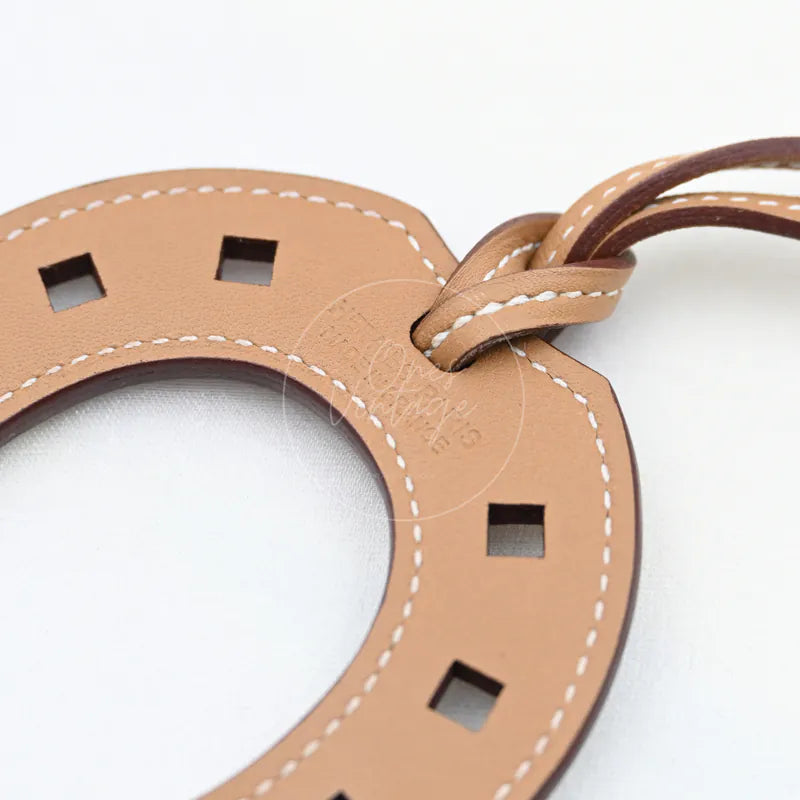 [Brand new] Hermes Leather Horseshoe Bag Charm