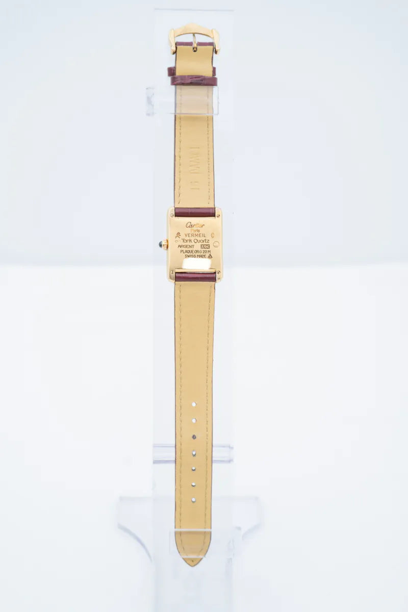 [Pre-owned] Cartier Must de Vermeil Tank