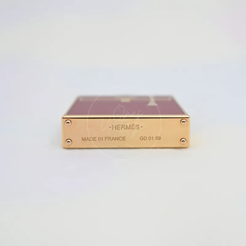 [Brand New] Hermes Kelly Charm (Red & Gold)