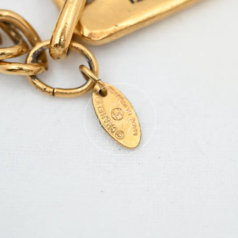 [Pre-owned] Chanel Gold Coin Cambon Belt