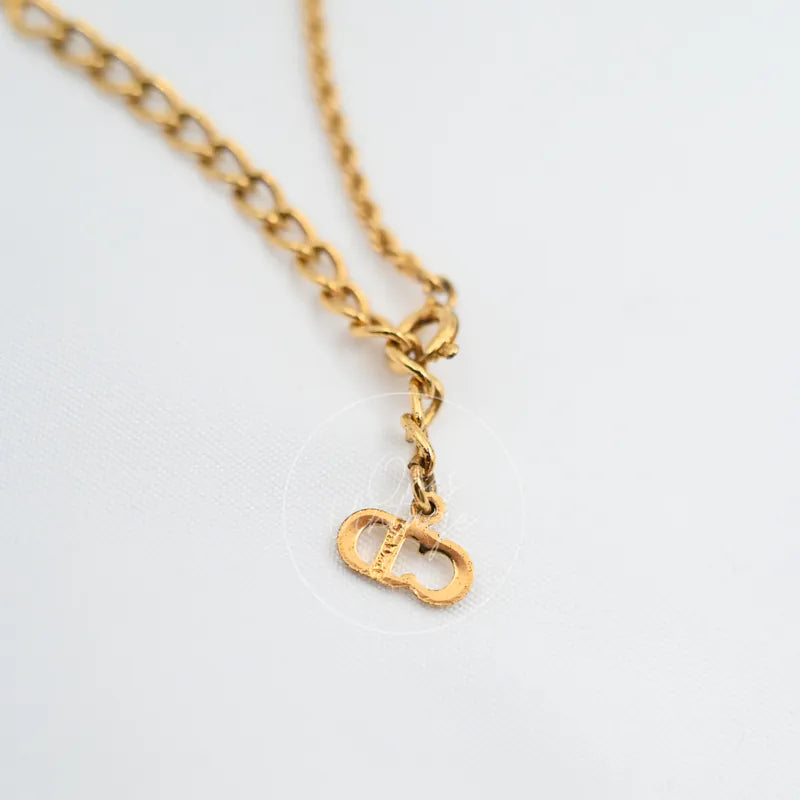 [Pre-owned] Christian Dior Vintage Ribbon Necklace