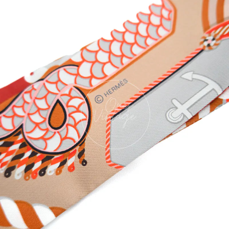[Brand New]Hermes Orange Epaulettes de Gala Twilly