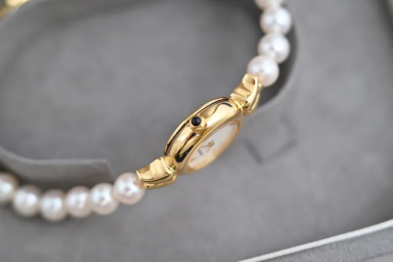 [Pre-owned] Mikimoto Pearl Bracelet Watch