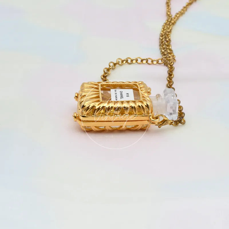 [Pre-Owned] Chanel Vintage N19 Perfume Bottle Necklace