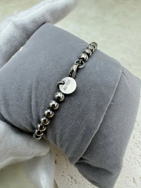 [Pre-owned] Tiffany & co. Return to Tiffany 925 Silver Heart Tag Bracelet