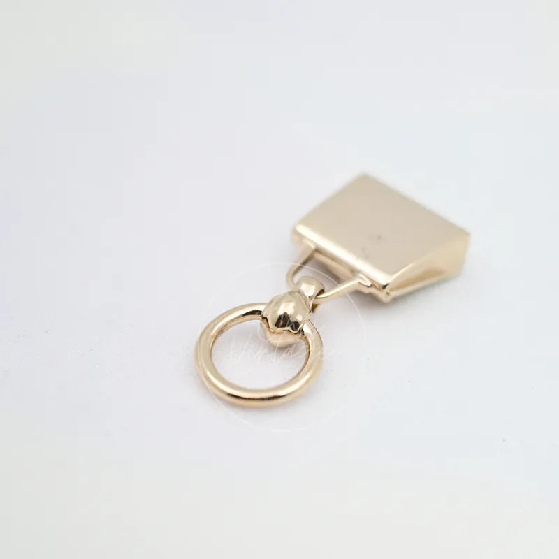 [Pre-owned] Hermes Gold Plated Mini Kelly Twilly Scarf Ring