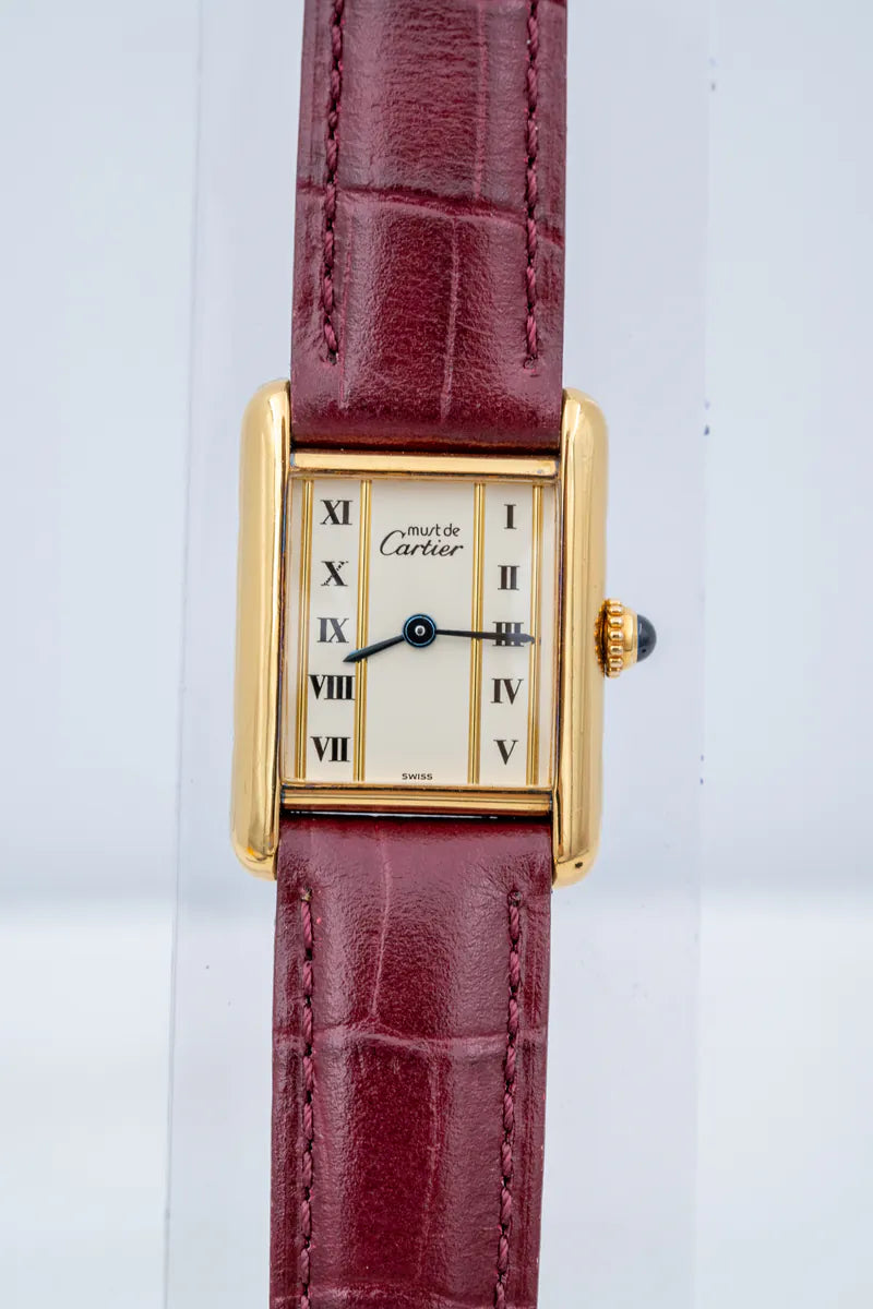 [Pre-owned] Cartier Must de Vermeil Tank
