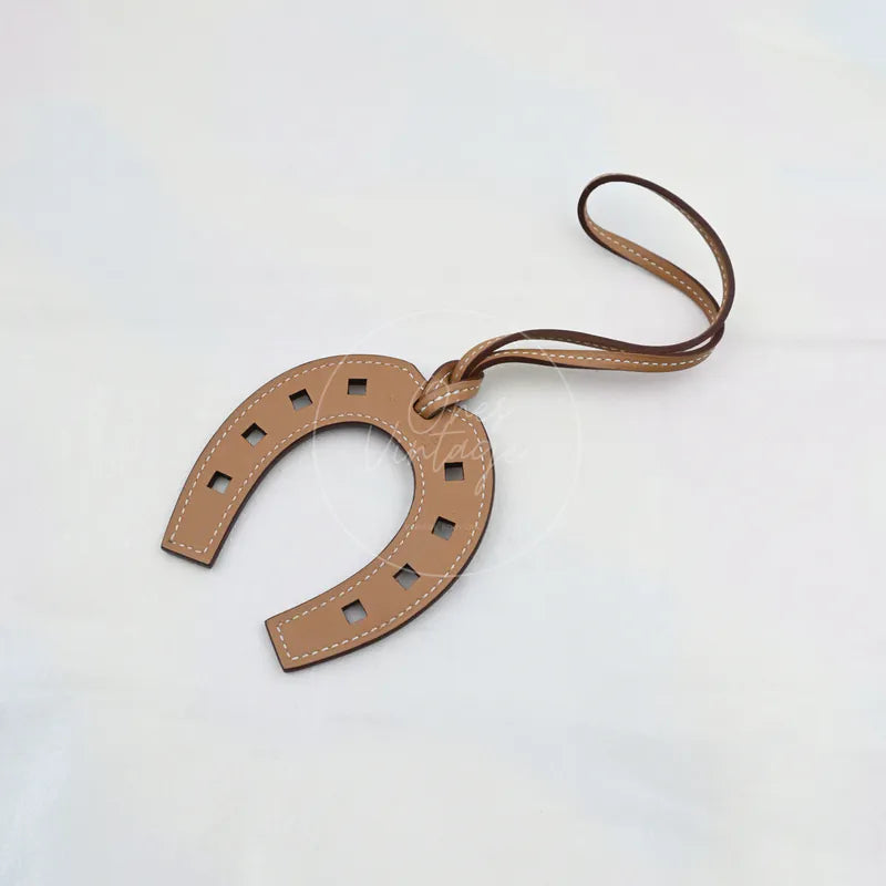 [Brand new] Hermes Leather Horseshoe Bag Charm