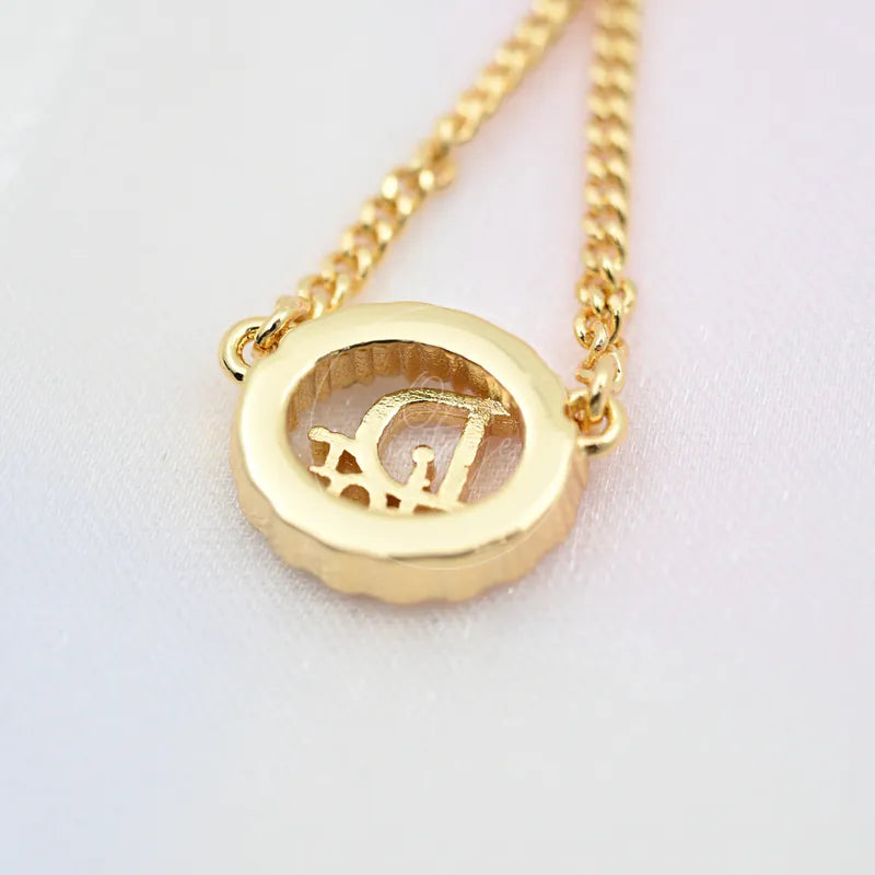 [Pre-owned] Christian Dior CD Rhinestone Necklace