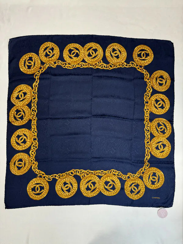[Pre-owned] Chanel Scarf 金環鍊條