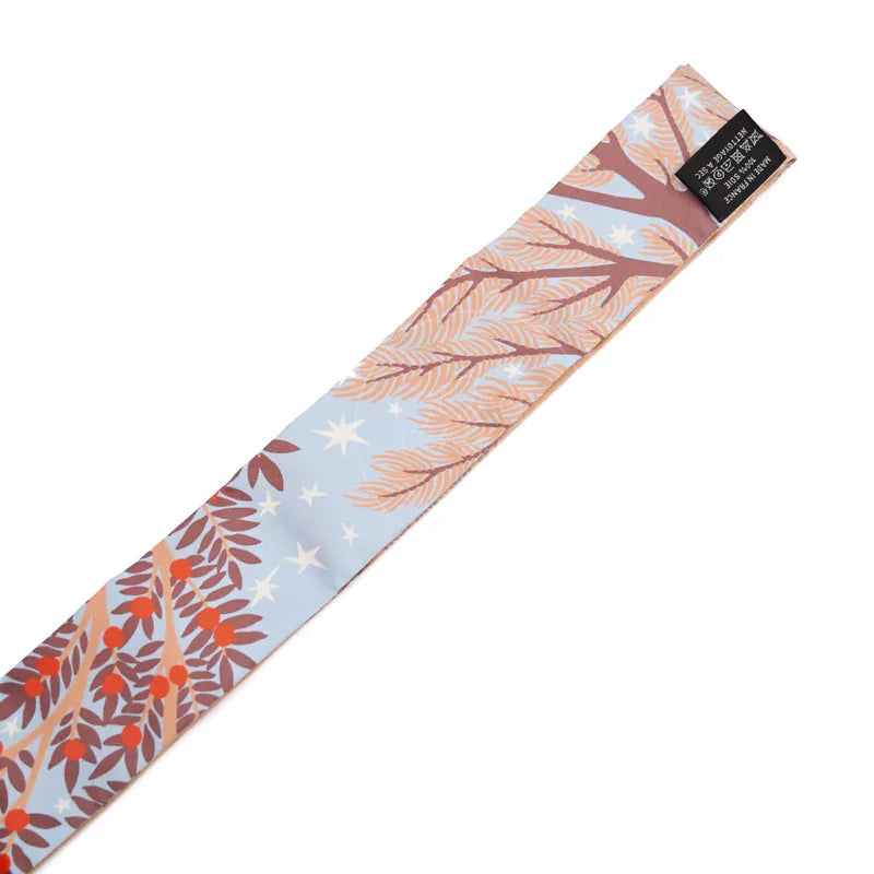 [Brand New]Hermes Sous le Charme d'Orphee Ciel Beige Rose Vermillon Twilly