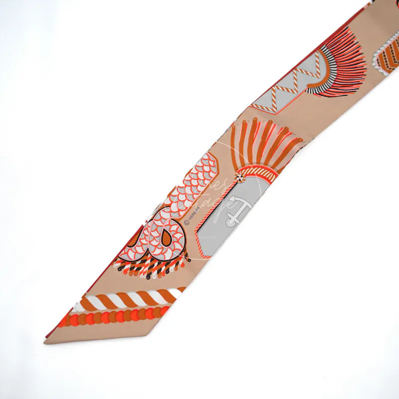 [Brand New]Hermes Orange Epaulettes de Gala Twilly