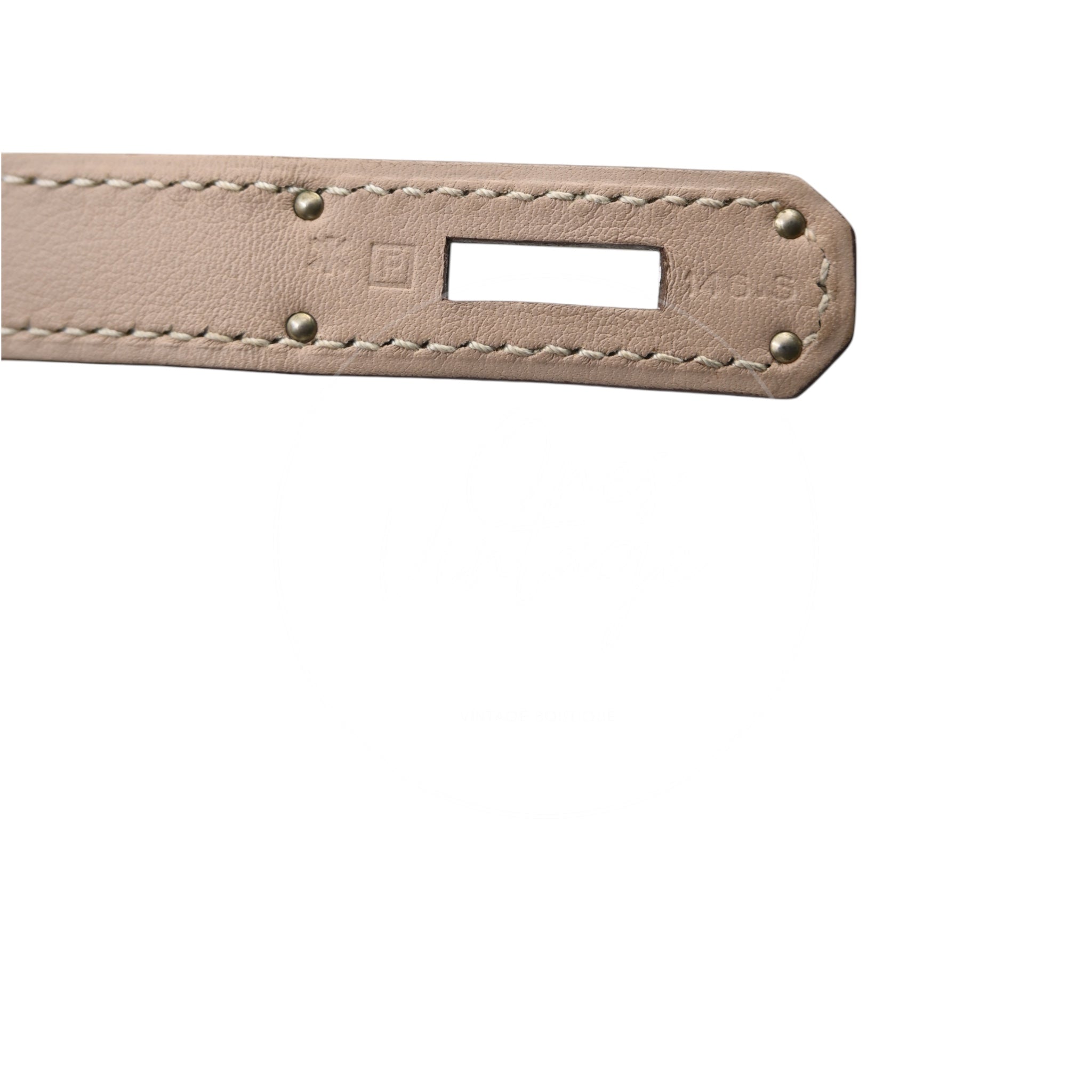 [Pre-owned] Hermes Birkin 30 Argile and Etoupe Lace Ghillies Bag