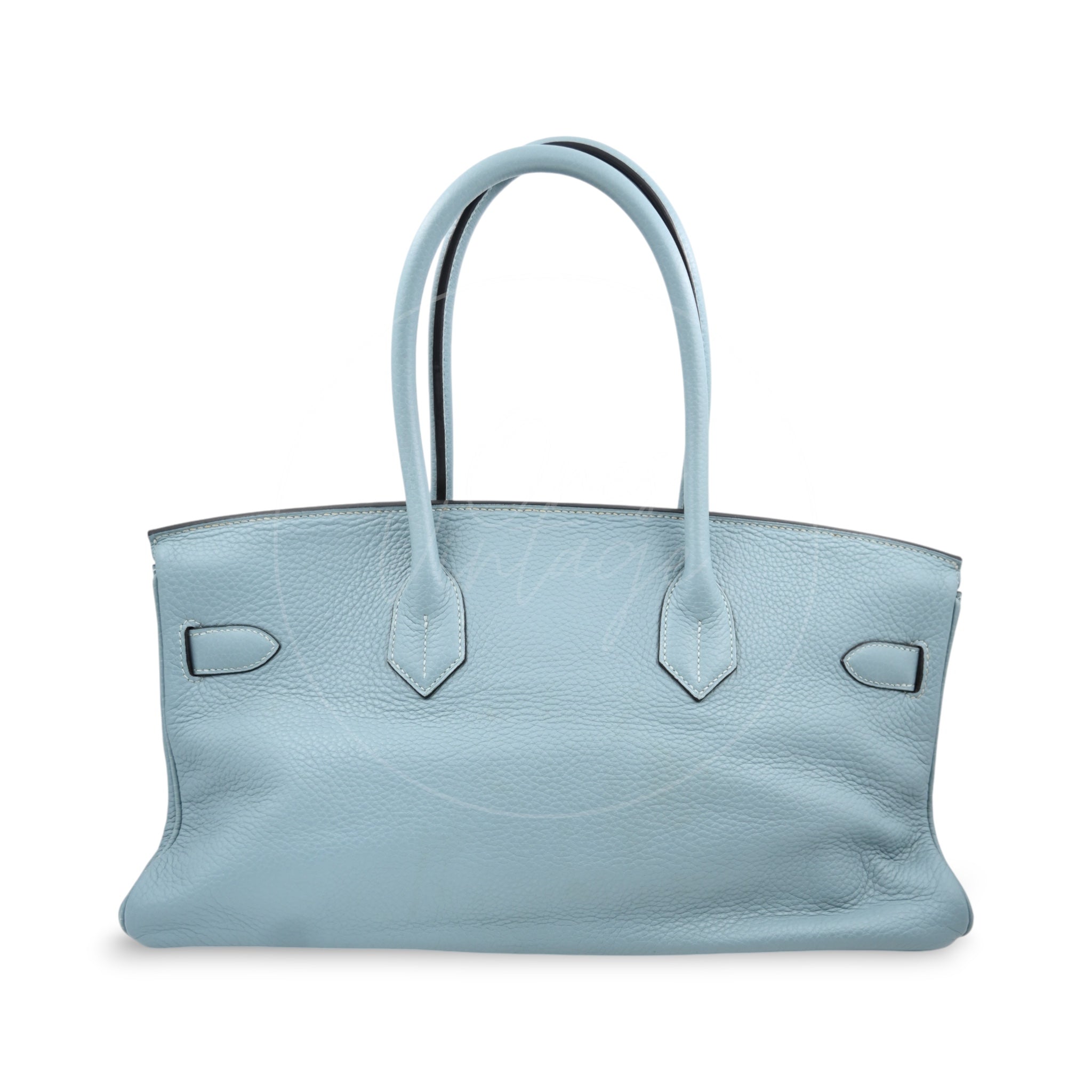 [Pre-owned] Hermes Sky Blue Birkin Shoulder PHW