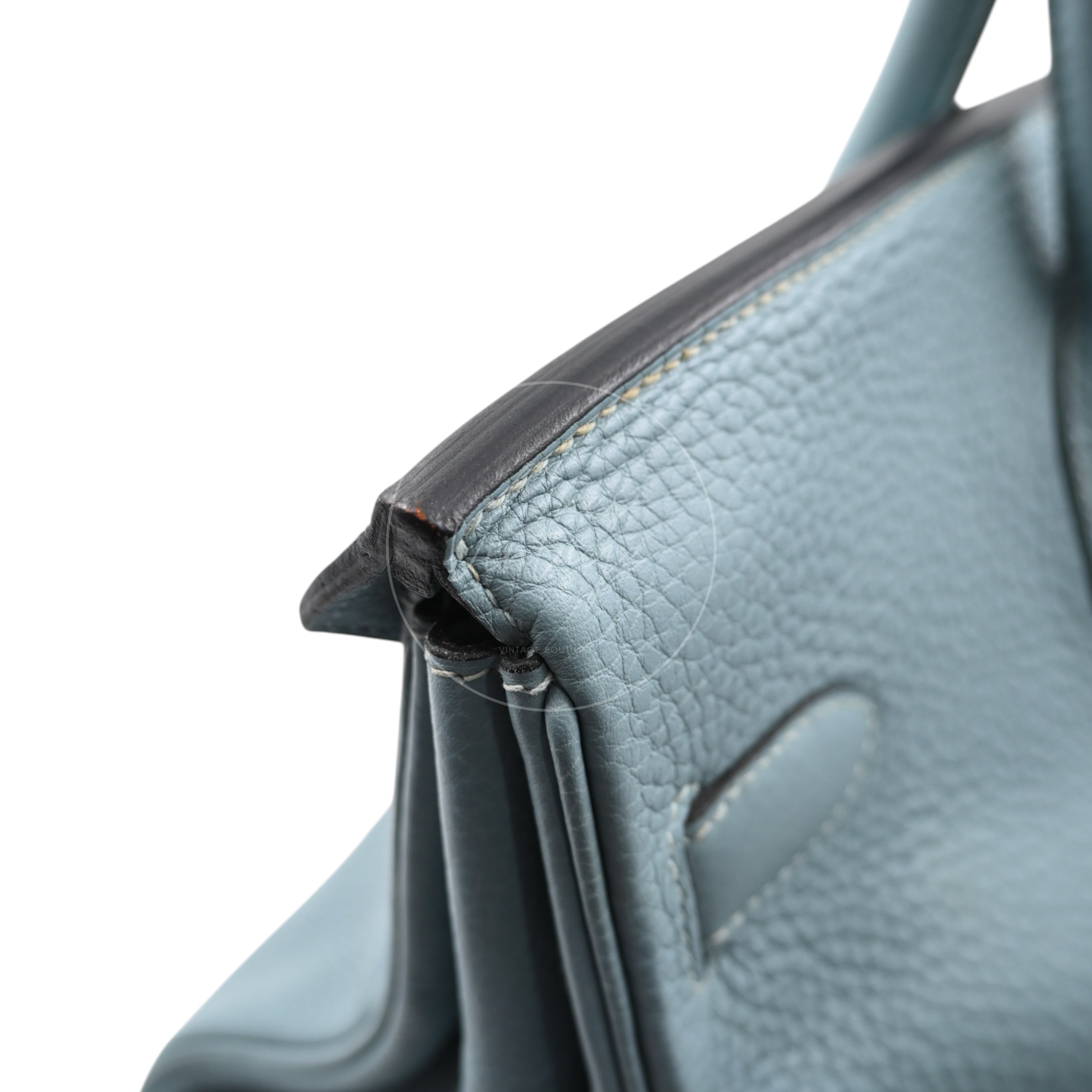 [Pre-owned] Hermes Sky Blue Birkin Shoulder PHW
